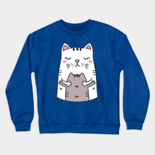 Cute cat family Crewneck Sweatshirt